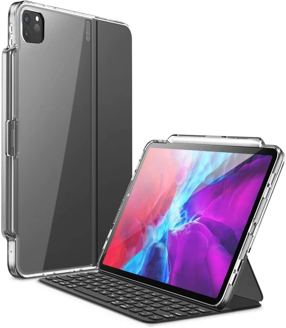 For Apple iPad Pro 11 inch 2020/2018, i-Blason Halo Clear Case Pen Holder Cover