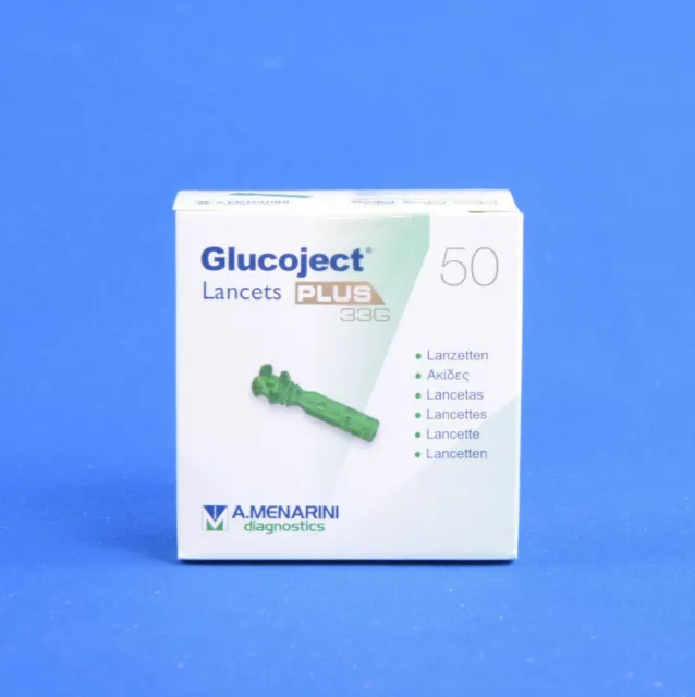 GlucoJect Lancets Plus 50 sterile Lanzetten, Berlin-Chemie PZN 03992373