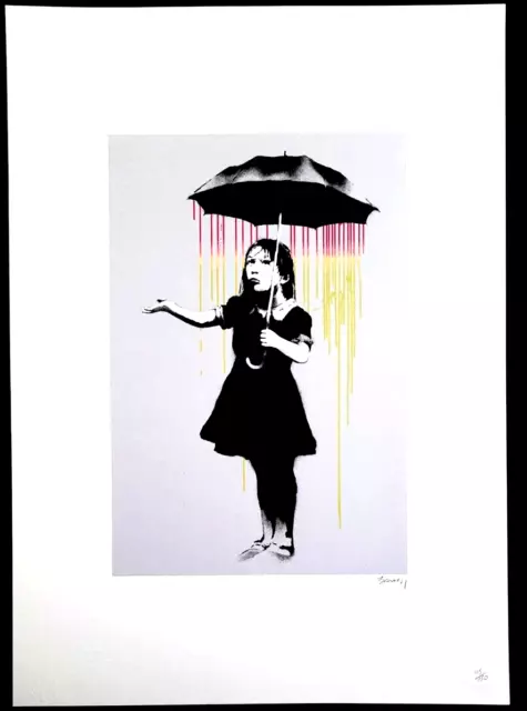 Banksy-Lithographie-70x50 cm Limitierte Auflage Nr.115/150