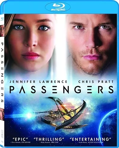 PASSENGERS New Sealed Blu-ray Jennifer Lawrence Chris Pratt