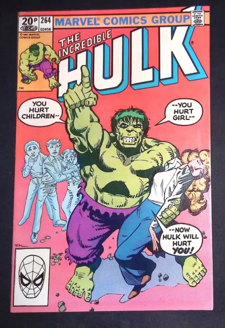 The Incredible Hulk #264 Bronze Age Marvel Comics VF