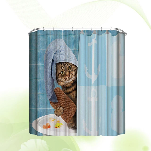 Rideau Douche Imperméable Pour Salle Bain Impression Numérique