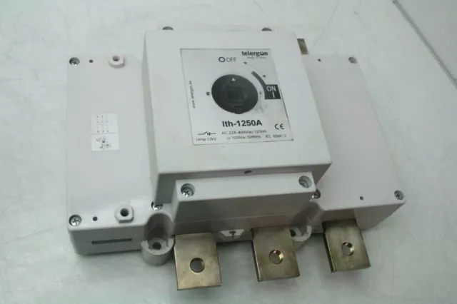 Telergon S5-12503PS0 Disconnect Switch 400V AC @ 1250A / Solar Panel / Inverter