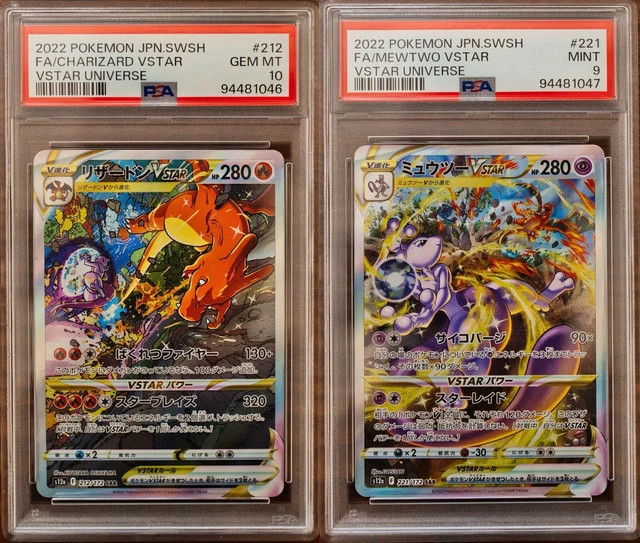 Carte Pokémon Charizard 212/172 - Notée PSA 9 (Mint) - Collection