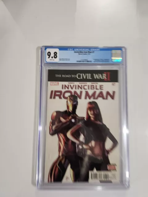 Invincible Iron Man #7 CGC NM/M 9.8 1st Tomoe Riri Williams! Marvel 2016