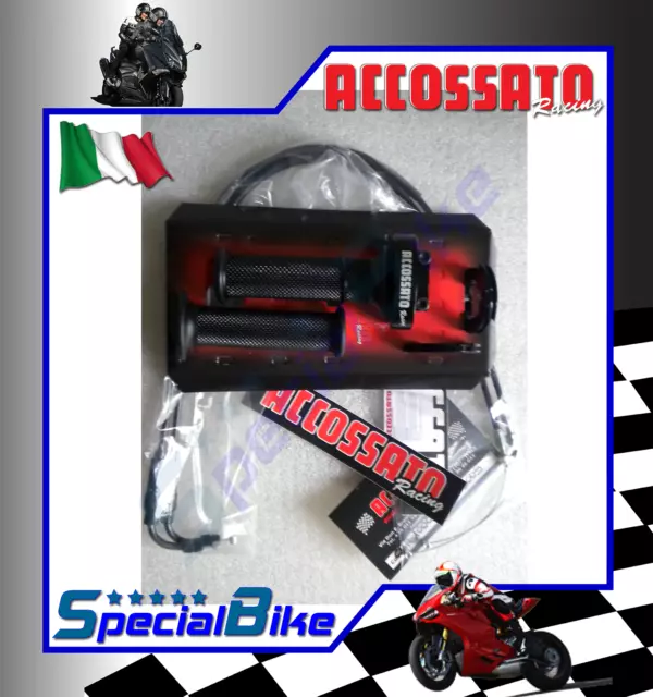 Kit Poignée De Gaz Tirage Rapide Yamaha Yzf R6 2006 > 2007 Accossato Ergal