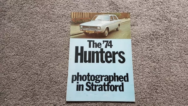 Hillman Hunter Sales Brochure 1974-