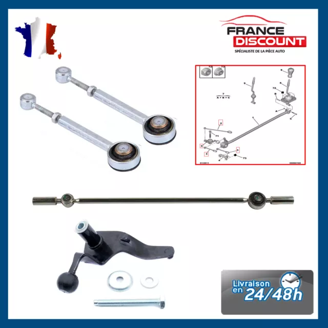 KIT DE REPARATION DE TRINGLERIE BOITE DE VITESSE pour 206 1.1 1.4 1.6 I HDI