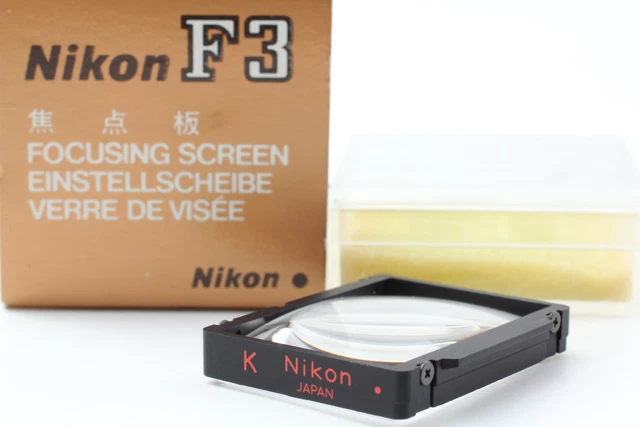[COMO NUEVO EN CAJA] Cámara Nikon F3 Pantalla de Enfoque K PUNTO ROJO F3HP F3T F3P de JAPÓN