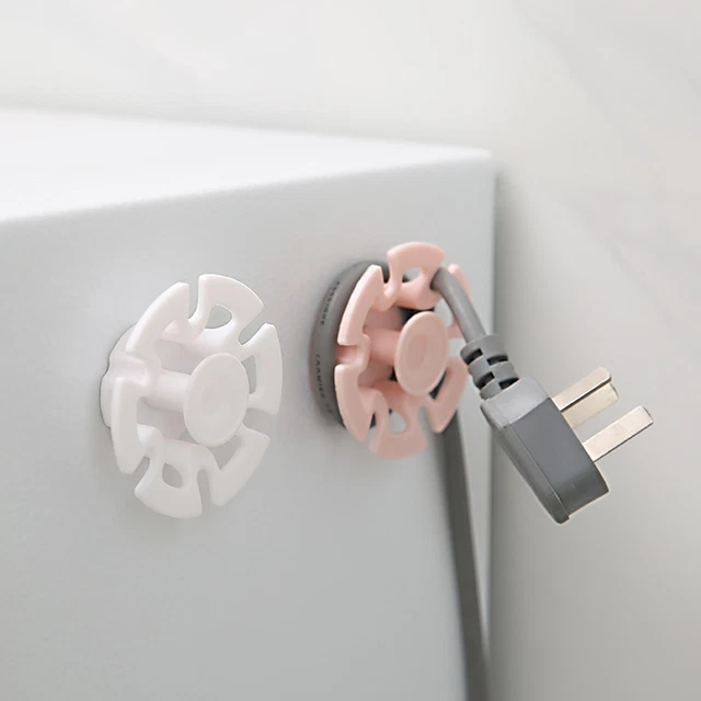 Soporte de cable de 2 piezas fiable multiusos práctico antideslizante