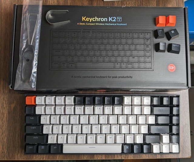 KEYCHRON K2 WIRELESS Mechanical Keyboard v2 RGB Brown Switch Hot ...