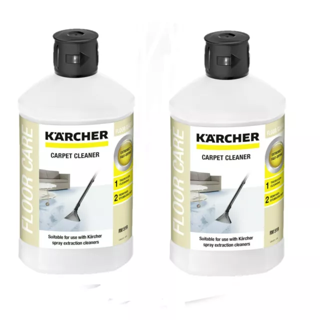 Karcher RM519 Liquid Carpet Cleaner Cleaning Detergent 6.295-771.0 X2