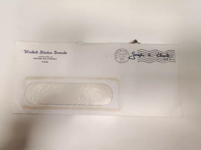 1963 Senator Joseph S. Clark(Pennsylvania) Free Frank Window Envelope
