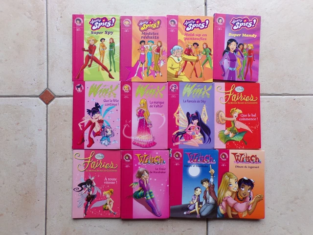 LIVRES BIBLIOTHÈQUE ROSE : Witch - Winx Club - Disney Fairies - Totally
