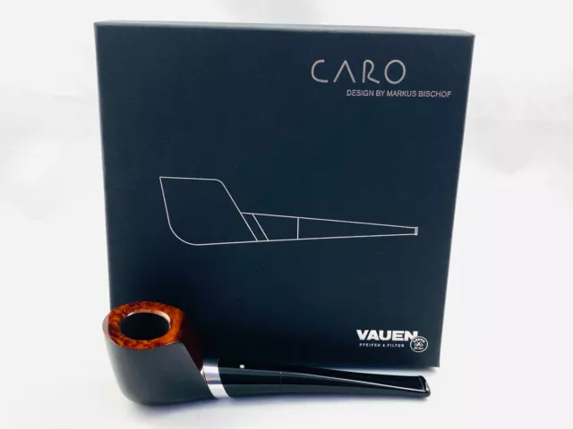 VAUEN Caro 2 Pfeife - 9mm Filter pipe pipa Premium Weißpunkt