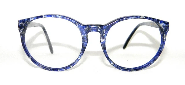 Lunettes De Vue Vintage Vuarnet - Monture Ronde Cat Eye Marron Écaille - Années 90 - Neuf Avec Étiquettes