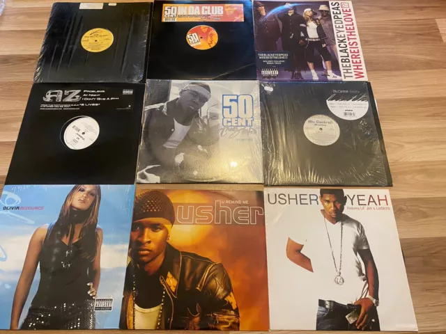 Joblot 9 x Vinyl Records R And B RnB Def Jam Hip Hop 12 Inch