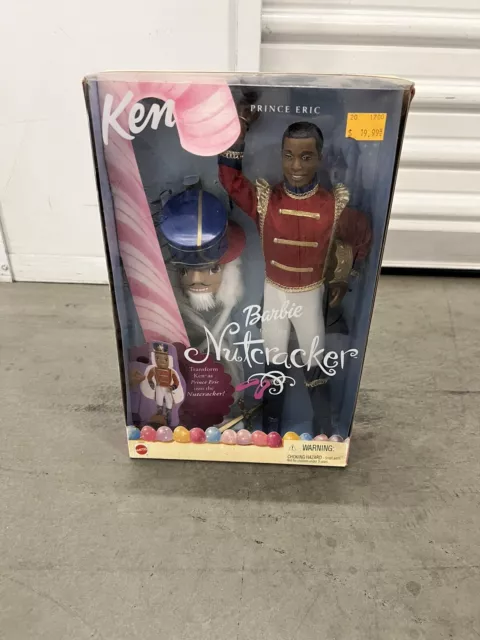 Barbie in the Nutcracker 52689 African American Ken Doll Prince Eric New in Box