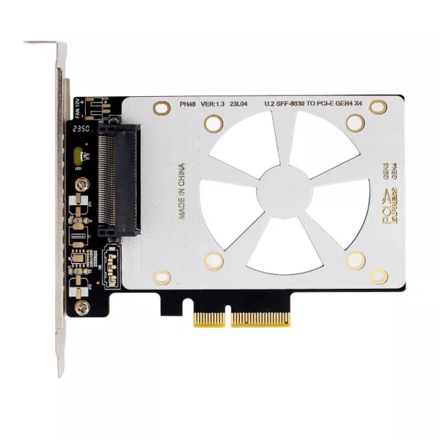 1 x Expansion Card U2 SFF-8639 to PCIE X4 Expansion Card Support U.2 NVME SSD