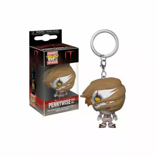 Funko POP ! Pocket Keychain pennywise with wig portachiavi - IT 2017