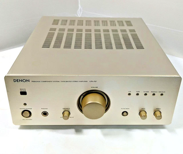 ◆◇DENON UPA-F07 【動作品 美品】◇◆ USED DENON UPA-F07 Pre-Main Amplifier Amplifier from japan M