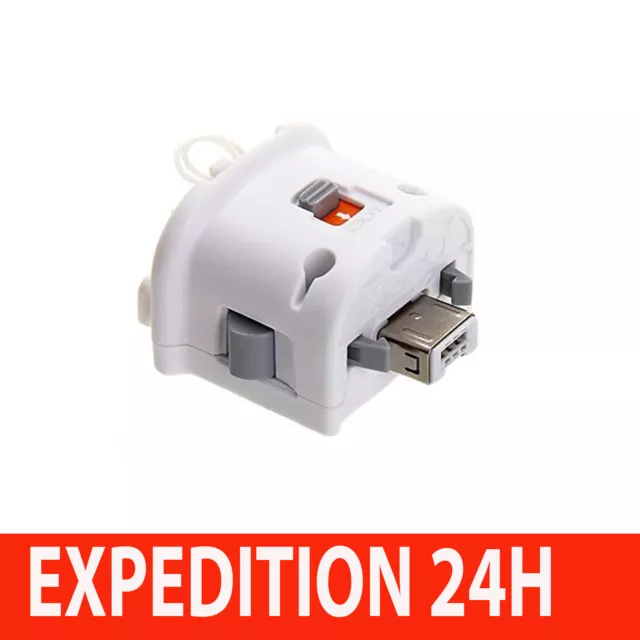 Wii motion plus pour Nintendo Wii - motion plus pour manette wii mote - blanc