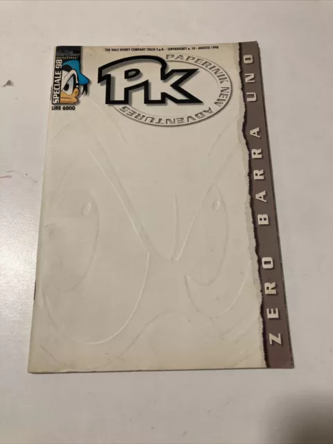 PKNA speciale 98, PK New Adventures Paperinik Pikappa, Zero barra uno 0/1