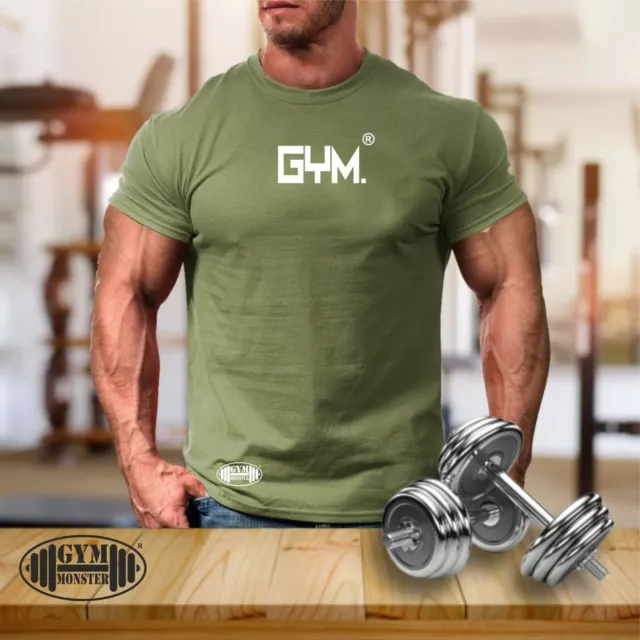 Gym T Shirt Gym Clothing Bodybuilding Training Workout Exercise Fitness MMA Top
