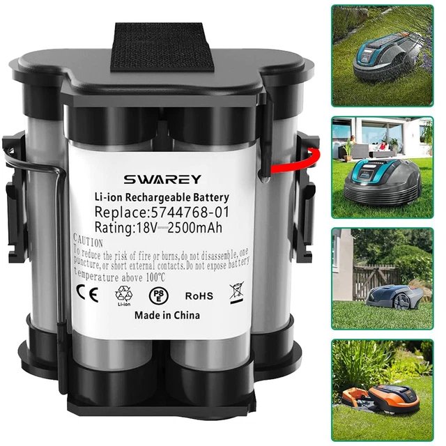 Batteria 18V 3000mAh Per Rasaerba Robotizzato | Compatibile R80Li, R75Li, R40Li E Altri - Foto 4