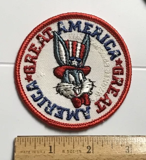 VINTAGE BUGS BUNNY Great America Warner Bros. Bicentennial Embroidered ...