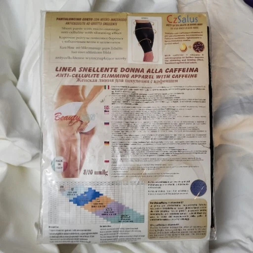 Pantalones cortos CzSalus con cafeína XXL lipedema linfedema compresión