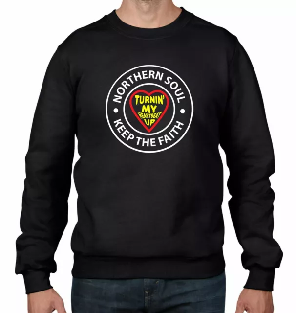 Northern Soul Turnin' My Heartbeat Up Men's Sweatshirt Jumper