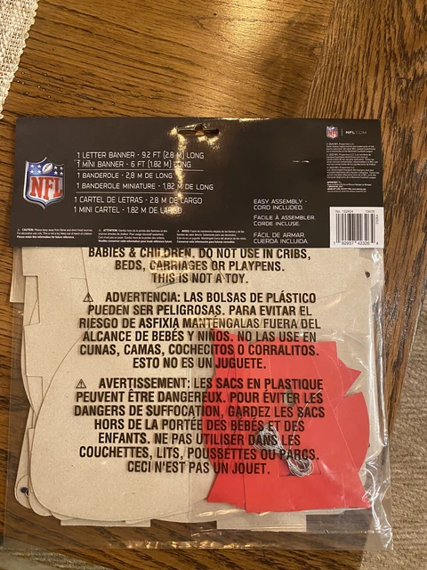 SUPER BOWL LVIII Las Vegas 2024 Official NFL Card Stock Banner 4.99