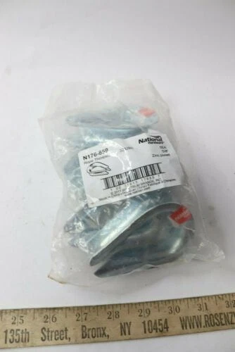 (5-Pk) National Hardware Rope Thimble Steel Zinc Plated 5/8" N176-859
