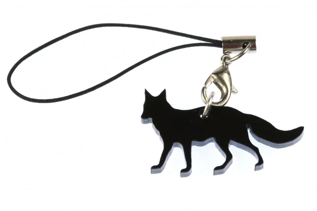 Miniblings Fuchs Schlüsselanhänger – Aus Hartgummi, 85 Mm Groß, Handgemacht In Deutschland (braun)