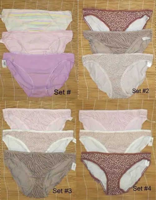 3 Gap Body Love by Gap Panties HIPSTER Size Small You choose set
