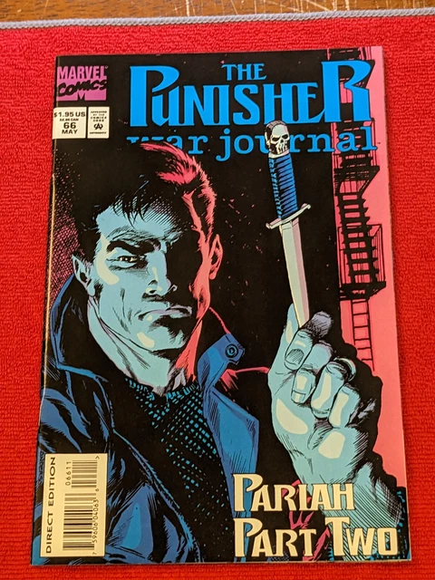 Punisher War Journal, Vol. 1 #66A 1994 Hugh Haynes Art NM+ Cards Inside.