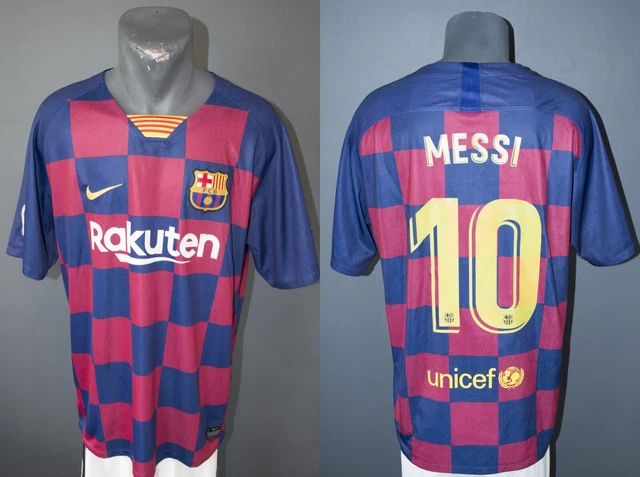 Barcelona Messi Jersey 2019/2020 Home Mens Football Soccer Shirt Nike Size XL