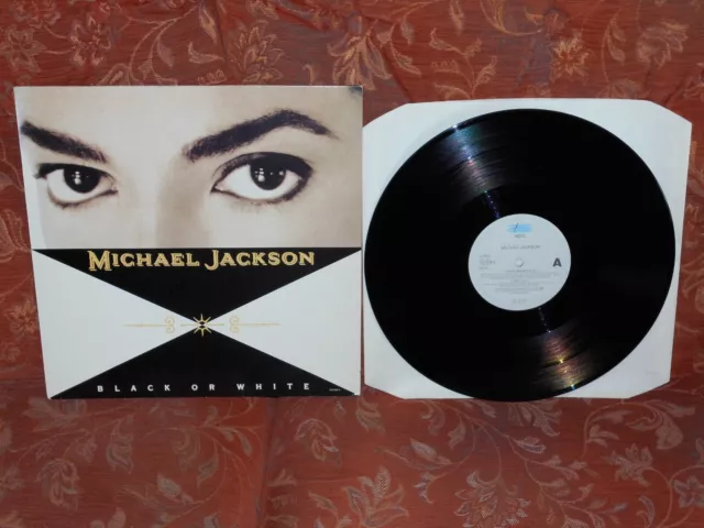 Michael Jackson Black or White 1991 4 Track 12" 1st UK 1A1/1B1 Epic EPC 657598 6