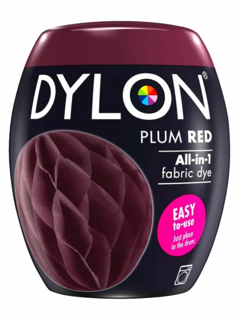 DYLON 350g Plum Red Machine Dye Pod