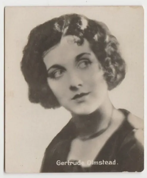 Gertrude Olmstead 1920s Eufemiano Fuentes Film Star Tobacco Card #71 E5