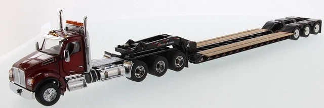 Camion Porte-Conteneurs KENWORTH T880 Avec Conteneur TEX - Diecast Masters Échelle 1/50 - Modèle Métal Et Plastique