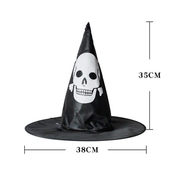 WITCH COSTUME ACCESSORIES Kids Halloween Hat Medieval Witch Hat £5.45