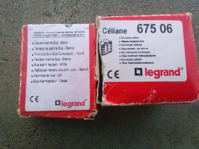 Claviour CLAVIER CODÉ CÉLIANE MyHOME BUS pour alarme intrusion 067506 finition ...