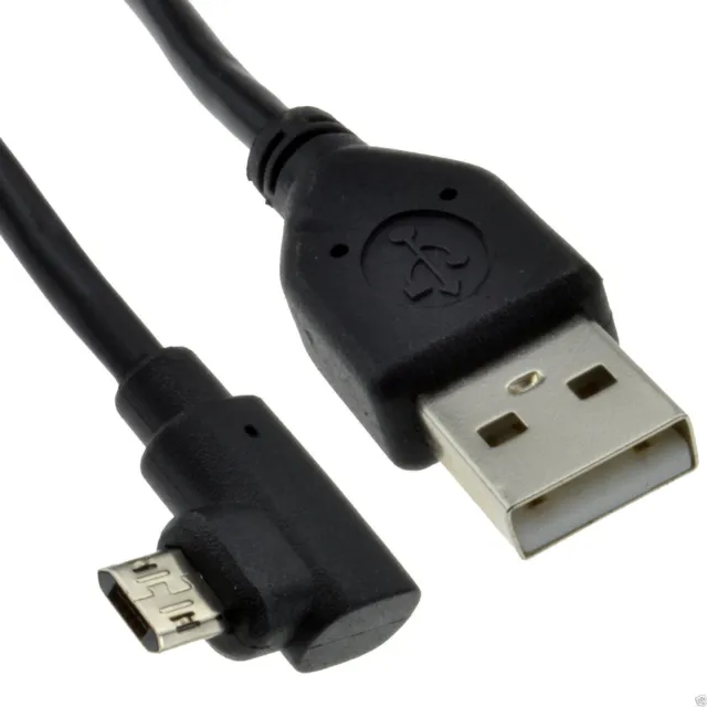 USB 2.0 A À Double Face Angle Droit Micro B Câble 0.5m 50cm Câble