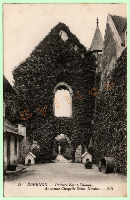 Cpa - Épernon - Prieuré Saint-Thomas - Ancienne Chapelle Saint-Nicolas - Nd (28)