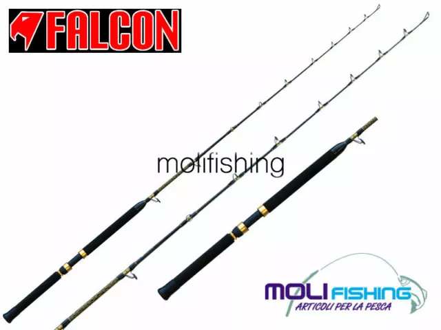 Canna Da Pesca A Traina Falcon X-Treme Top Shot Acid 20 Lbs - 210 Cm Monopezzo