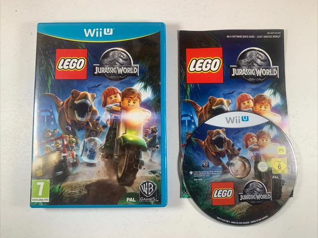 LEGO Jurassic World Nintendo Wii U COMPLETE With Manual FREE SHIPPING