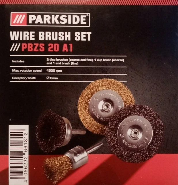 Image of Parkside PBZS 20 A1 polishing and wire brush set