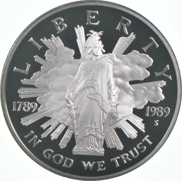 1989-S Proof Congressional Commemorative Silver Dollar $1 *0649